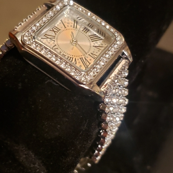 Silver Rhinestone Watch - Picture 3 of 5